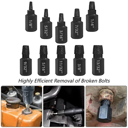 10PCS Broken Screw Remover Kit